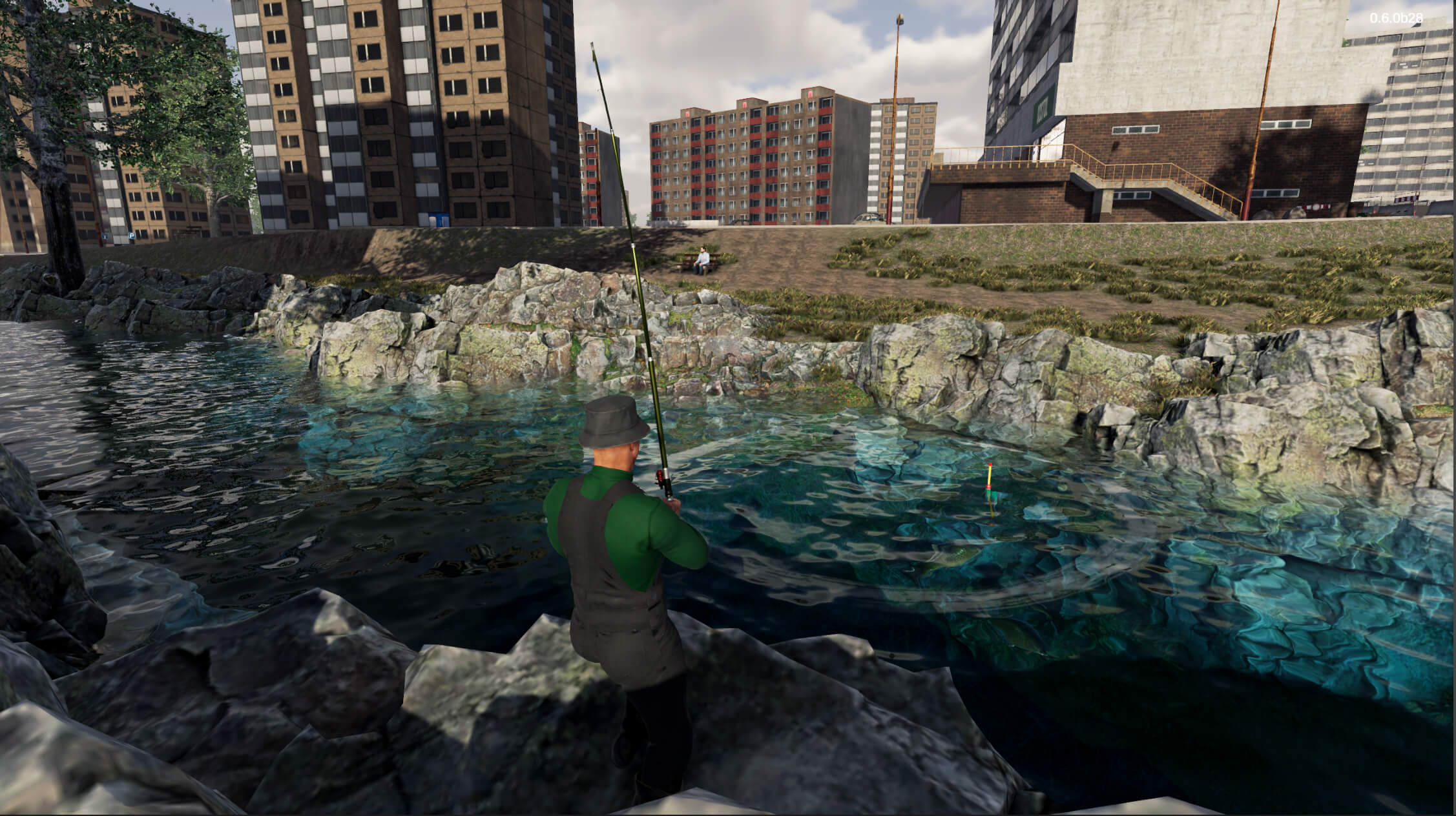 Fishing minigame vo Vivat Slovakia