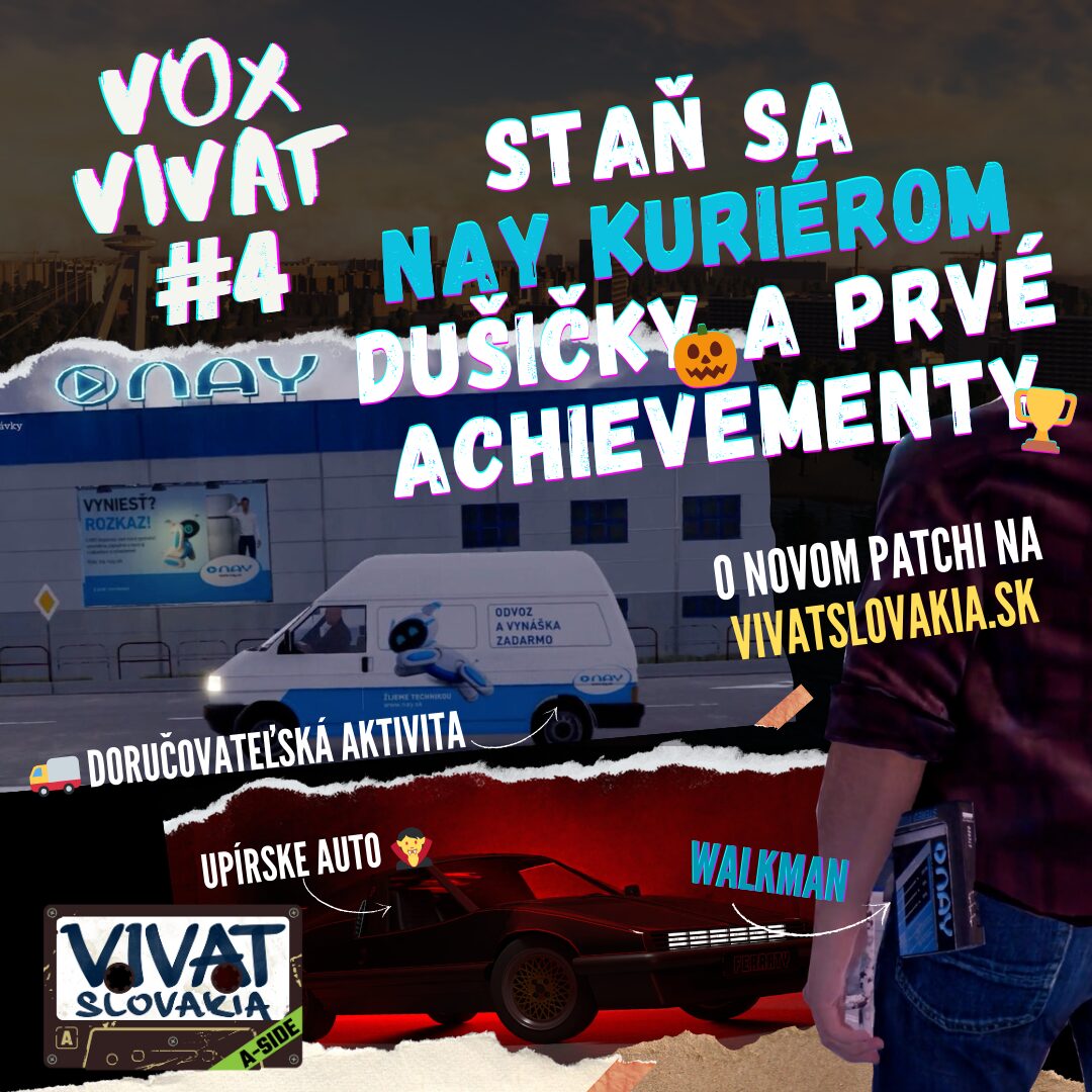 Vox Vivat 4 devblog - NAY, dušičky a achievementy